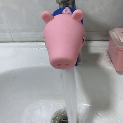 Cartoon Image Silicone Sink Kids Faucet Extender Water Diverter