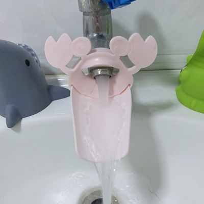 Crab Soft Animal Waterspout Cover Baby Faucet Extender Silicone