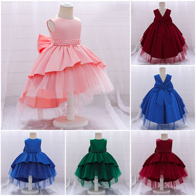 Size 110cm 150cm Knee Length Dress Party Dress For Girls Christmas