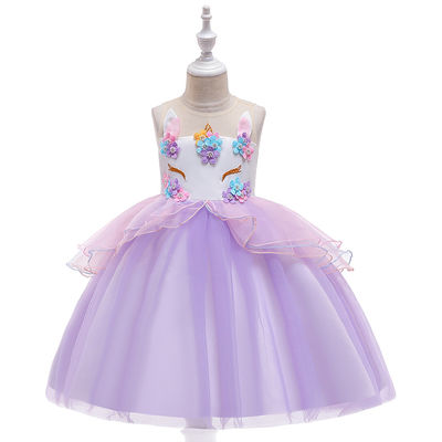 Size 150cm Toddler Baby Princess Dresses For Birthday Wedding Party