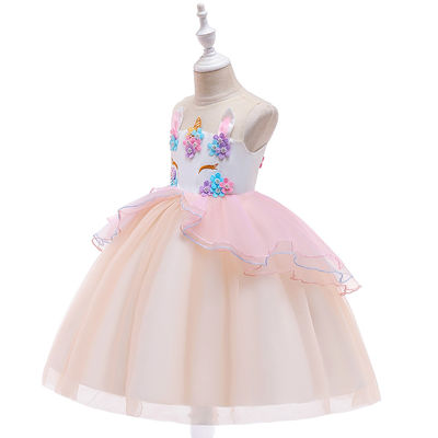 Size 150cm Toddler Baby Princess Dresses For Birthday Wedding Party