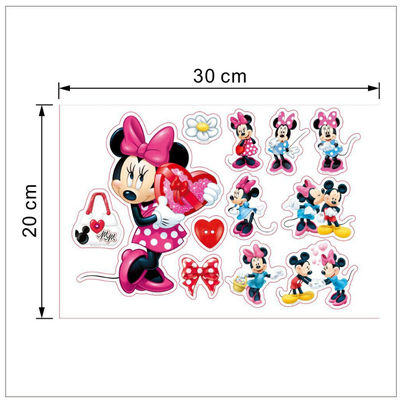 Peel And Stick Mickey And Minnie Wall Stickers With 3D Augmented Reality