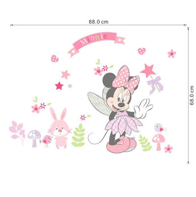 PVC Mickey Mouse Self Adhesive Wall Sticker for Bedroom Background Wall