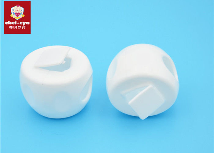 Child Security White PP Door Knob Protector Cover Baby Safety SGS Certificated