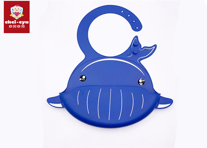 Soft Easily Wipes Baby Shampoo Cap Foldable Baby Bibs Marine Series Washable