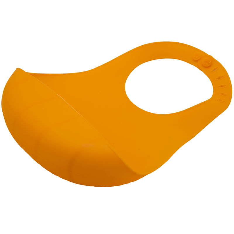 Waterproof Silicone Baby Bib 299*218MM With Pocket