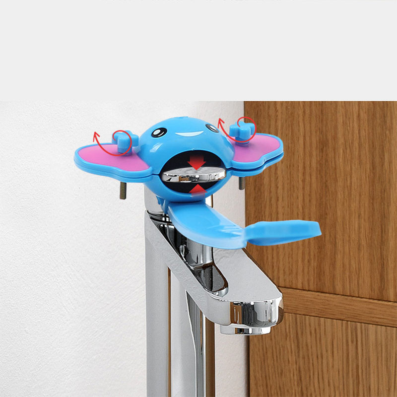 PVC Baby Washing Kids Faucet Extender Cartoon Bathroom Faucet Extender