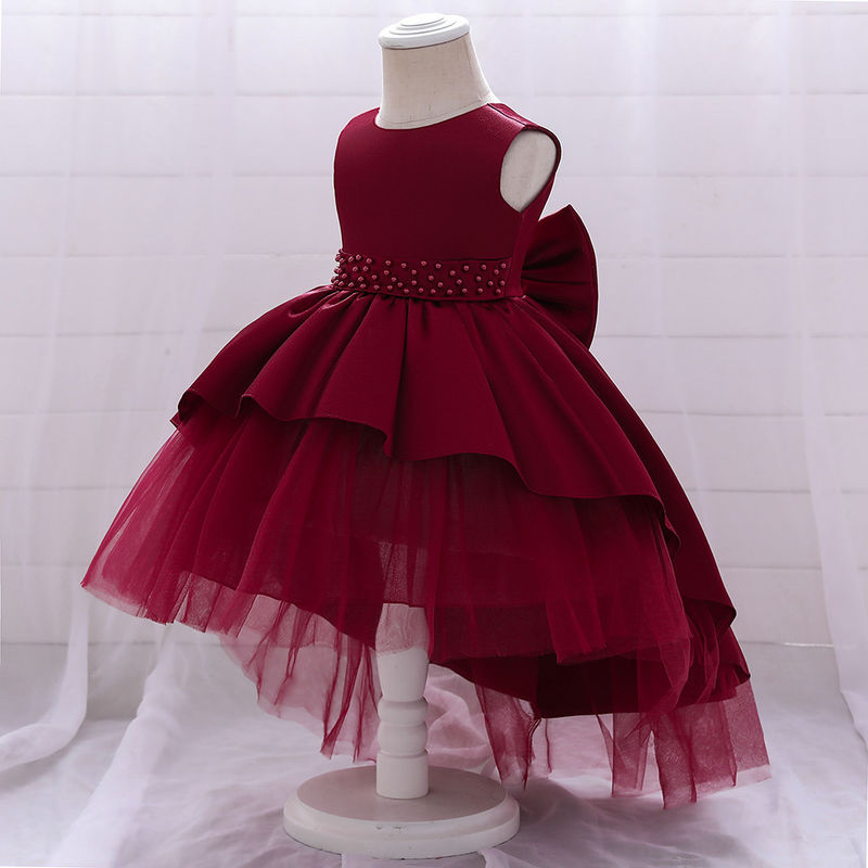 Size 110cm 150cm Knee Length Dress Party Dress For Girls Christmas